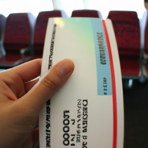 Person holding priority boarding pass
